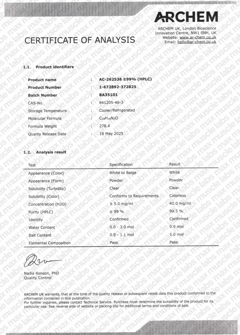 AC-262536 COA BA35101